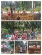 Warga Beringin Indah Gotong Royong Perbaiki Jalan Longsor Penghubung Dua Desa