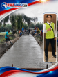 Warga Beringin Indah Bergotong Royong Cor Jalan Menuju TPU, FOWLER Pelalawan Beri Apresiasi