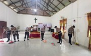 Batalyon B Pelopor Brimob Riau Gelar Bakti Religi dan Salurkan Bantuan Pembangunan Rumah Ibadah