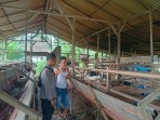 Polsek Lubuk Batu Jaya Sambangi Peternak Kambing di Desa Kulim Jaya