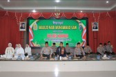 Peringatan Maulid Nabi di Polres Kampar: Ustadz BomBom Ajak Teladani Akhlak Rasulullah
