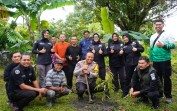 Tanam 90 Pohon, Polda Riau Sulap Pemukiman Transmigran Jadi Sentra Pangan Hijau