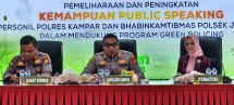200 Personel Polres Kampar Dilatih Public Speaking, Siap Kampanyekan Green Policing!