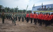 Peringati HUT ke-59, Polhut Gelar Upacara di Kawasan Pemulihan TNTN