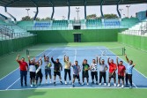 Danrem 031/WB Bersama Staf Gelar Fun Tenis dengan Jajaran PTPN IV Pekanbaru