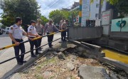 Ditlantas Polda Riau Gerak Cepat, Drainase Tersumbat Langsung Dibersihkan