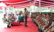 Perkuat Semangat Pengabdian, Menhan RI Kunjungi Yonif TP 851/BBC di Siak