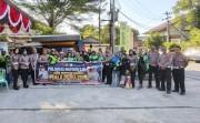 Ditlantas Polda Riau Resmikan Rest Area Ojol, Nobar Piala Dunia hingga Bagikan Helm SNI