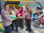 Gerakan Pangan Murah Polsek Binawidya, 2.000 Kg Beras SPHP Ludes Terjual