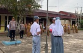 Kasat Binmas Polres Inhu, Ajak Siswa SMA 2 Rengat Jaga Sitkamtibmas Kondusif Pasca Aksi Unjuk Rasa